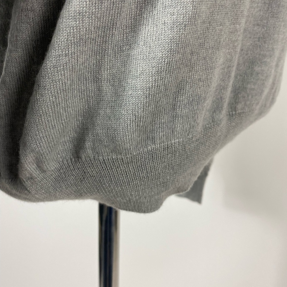 PRONTO UOMO Extra Fine Merino V Neck Sweater Large - Picture 6 of 8